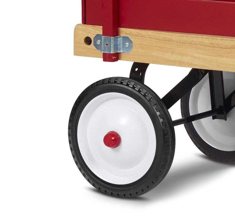 Toys And Accessories Radio Flyer | Town & Country® Wagon: Wooden Wagon For Kids