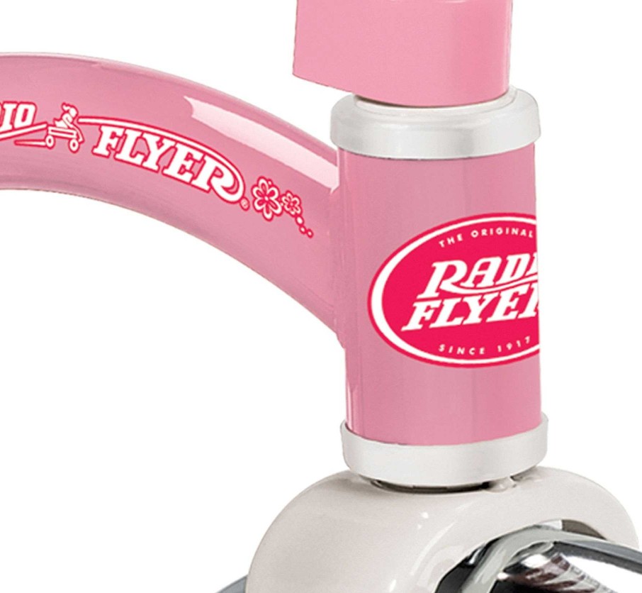 Toys And Accessories Radio Flyer | Classic Pink Dual Deck Tricycle™