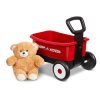 Toys And Accessories Radio Flyer | Push & Pull Walker Wagon With Teddy Bear