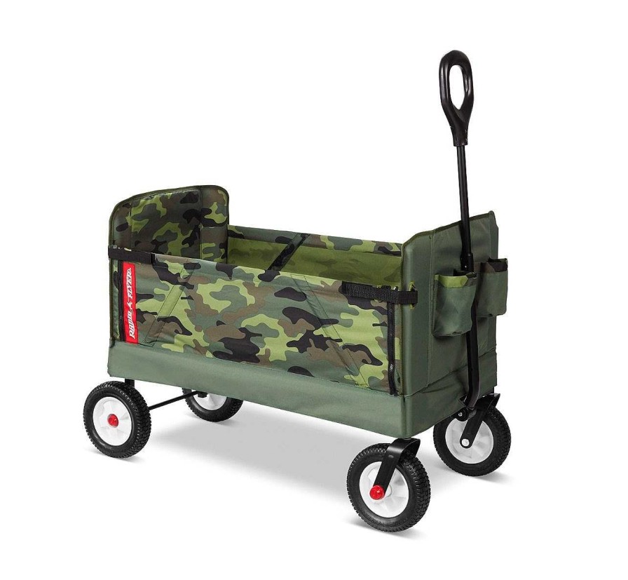 Toys And Accessories Radio Flyer | 3-In-1 Off-Road Ez Fold Camo Wagon