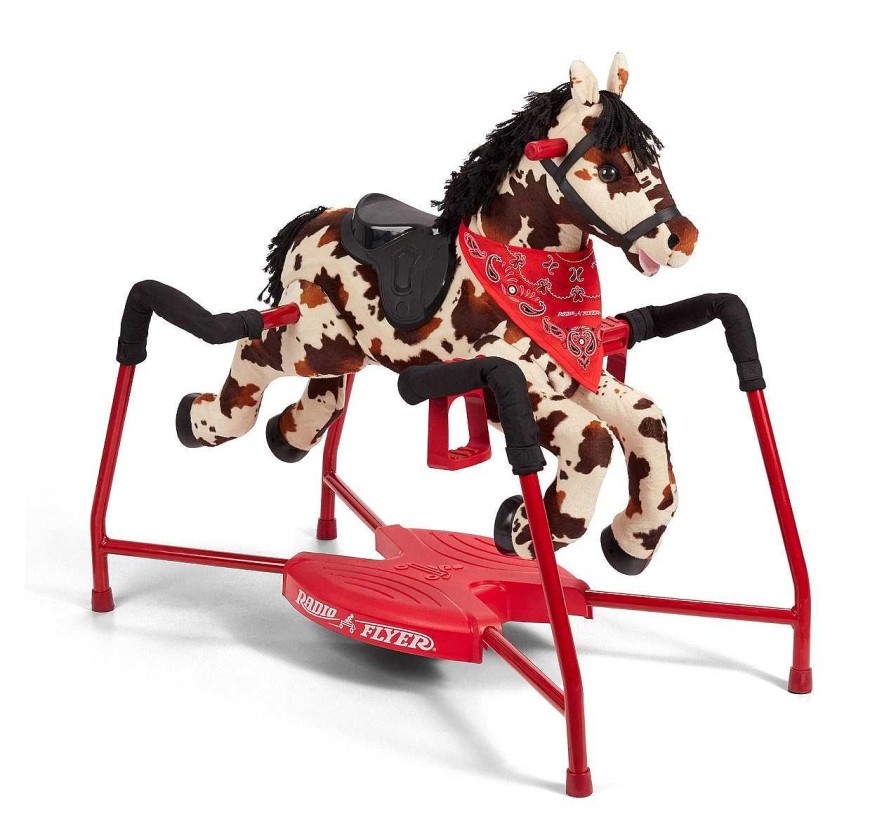 Toys And Accessories Radio Flyer | Freckles: Plush Interactive Riding Horse