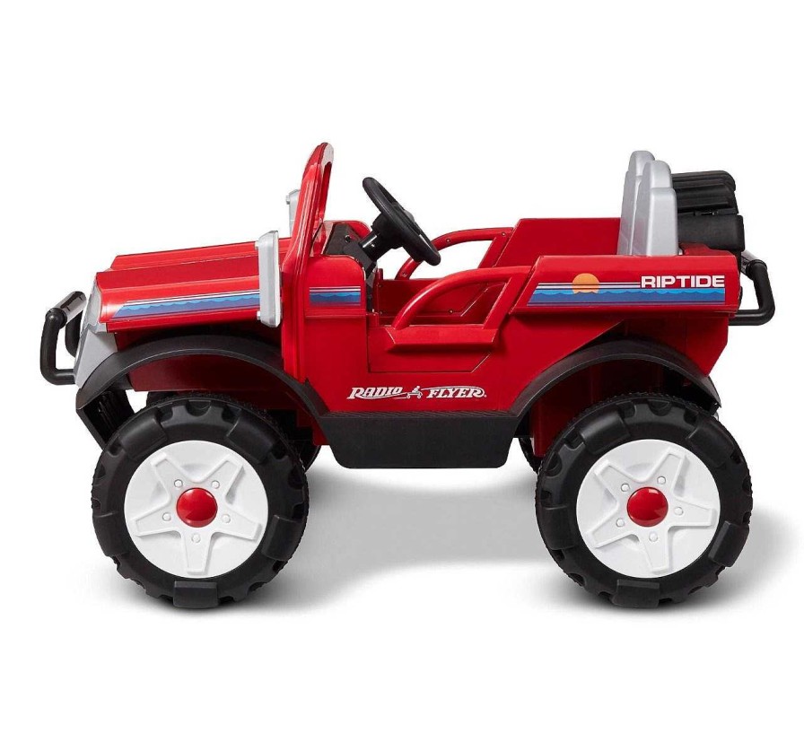 Toys And Accessories Radio Flyer | Riptide: Red 12V Ride-On Kids Car