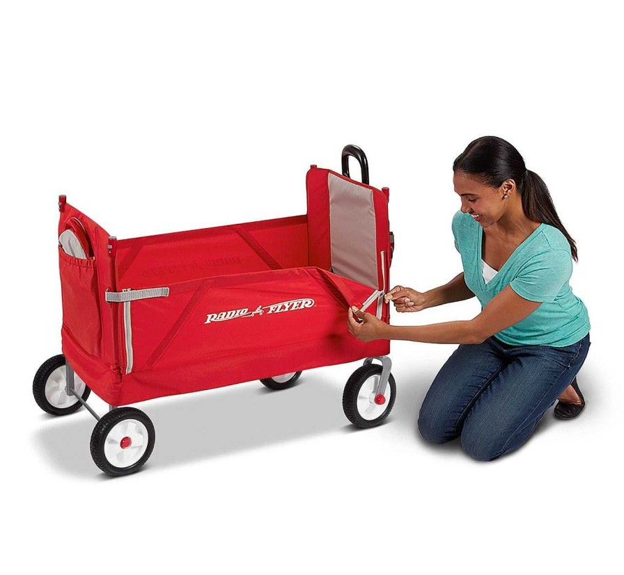 Toys And Accessories Radio Flyer | 3-In-1 Off-Road Ez Fold Wagon® With Canopy