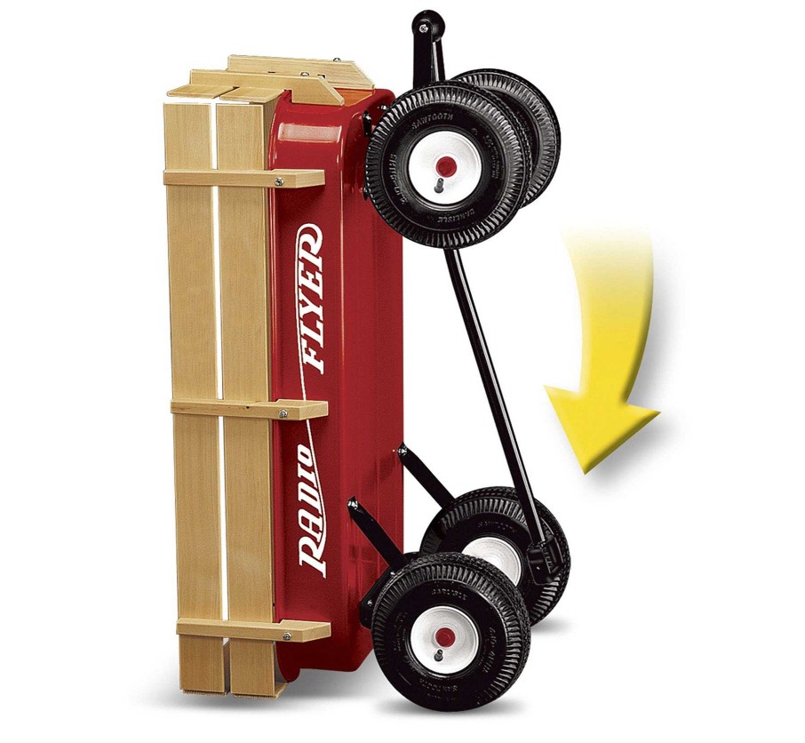 Toys And Accessories Radio Flyer | All-Terrain Steel & Wood Wagon