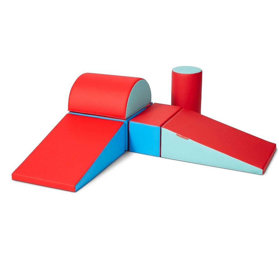 Toys And Accessories Radio Flyer | Tumble Town™ Foam Climbing Blocks For Toddlers - Candy