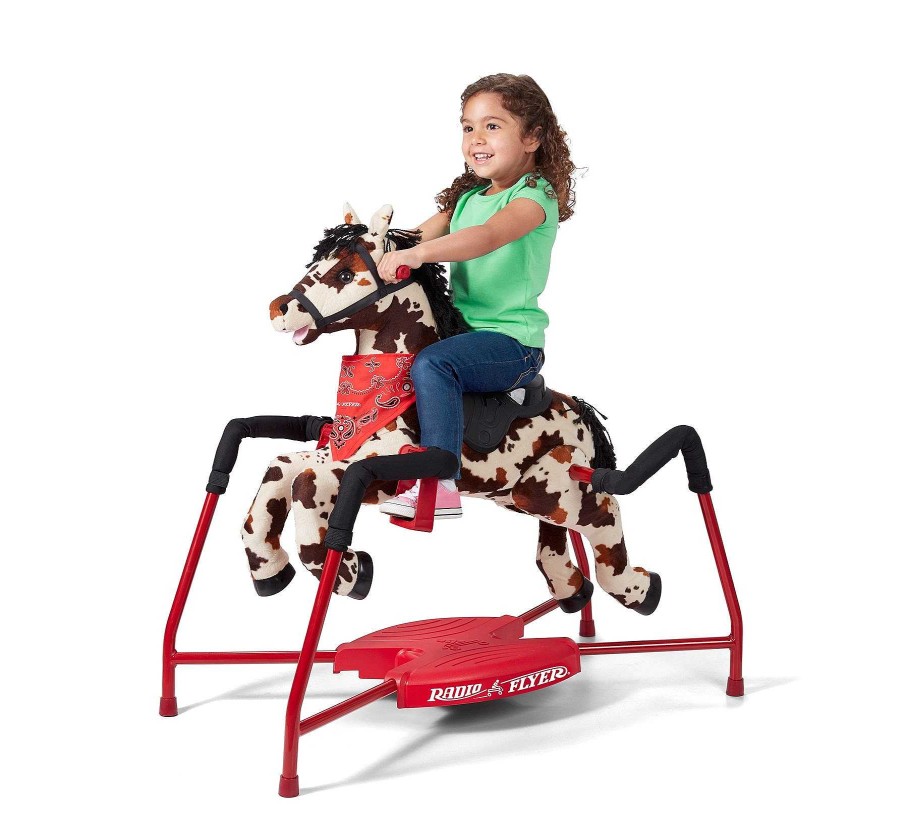 Toys And Accessories Radio Flyer | Freckles: Plush Interactive Riding Horse