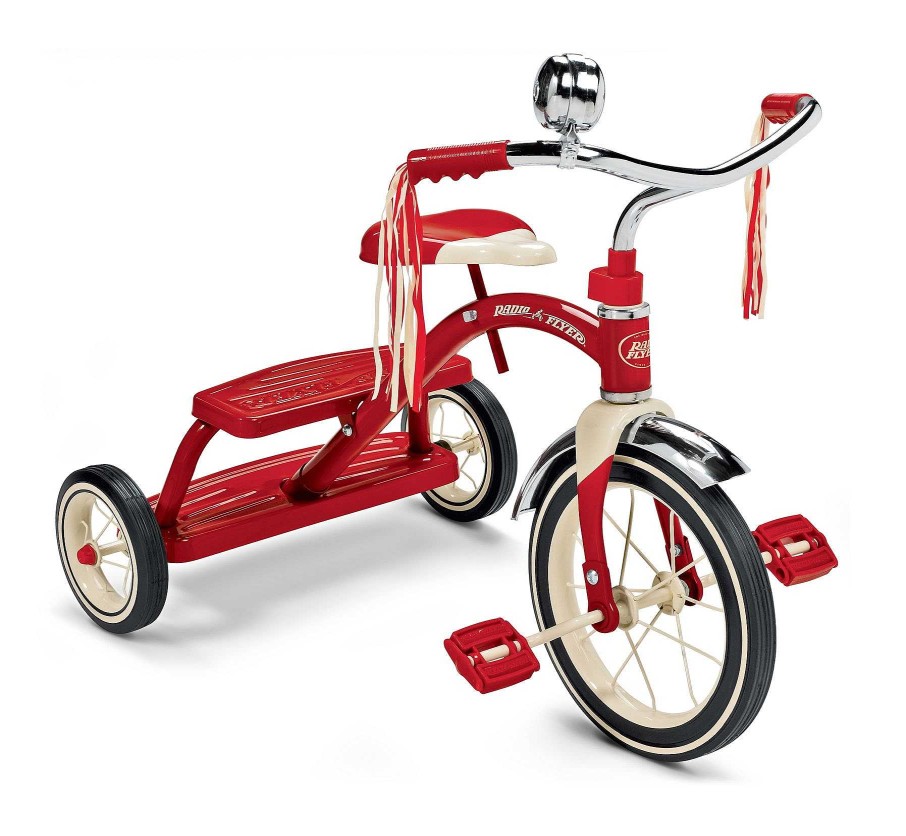 Toys And Accessories Radio Flyer | Classic Red Dual Deck Tricycle™