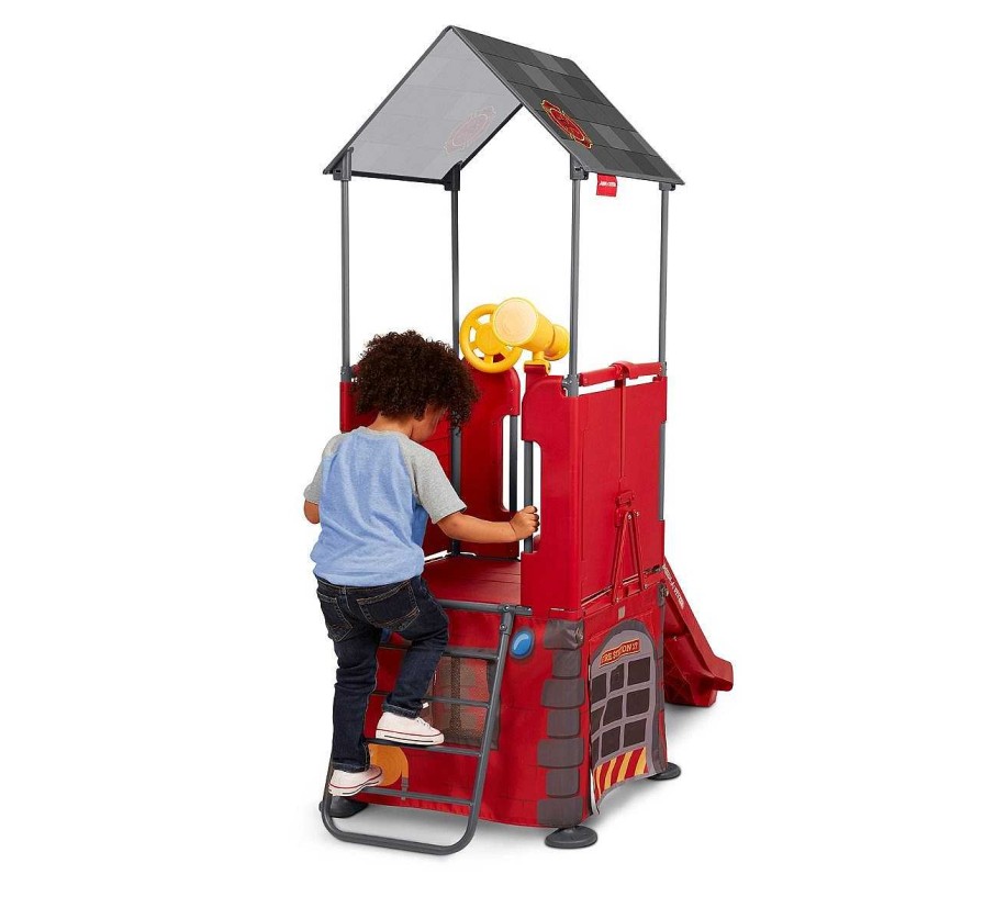 Toys And Accessories Radio Flyer | Play & Fold Away Fire Station