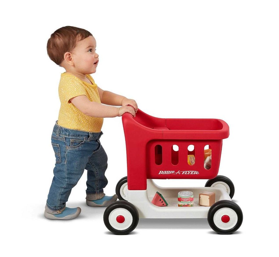 Toys And Accessories Radio Flyer | Scan & Sort Shopping Cart With Lights & Sounds